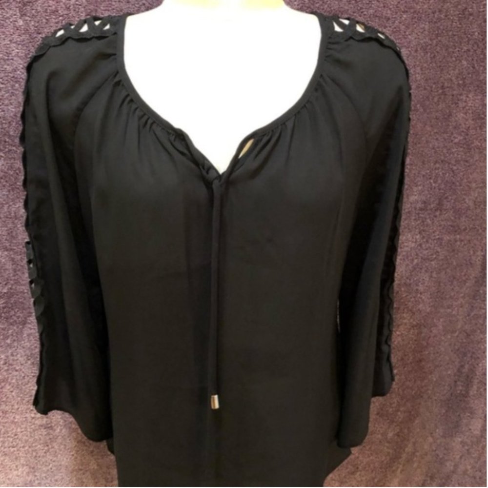 Super Cute Bell Sleeve Boho front tie Blouse